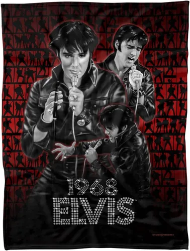 Miniatura 5 de Trevco Elvis Presely Comback - Manta de forro polar (36 x 58)