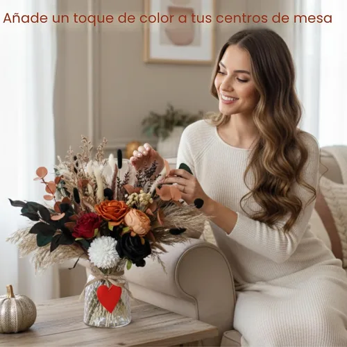 Miniatura 2 de RyddeligHome Centros de mesa de lujo para mesa de comedor, centros de mesa de otoño para mesas, centro de mesa de comedor de café, decoración