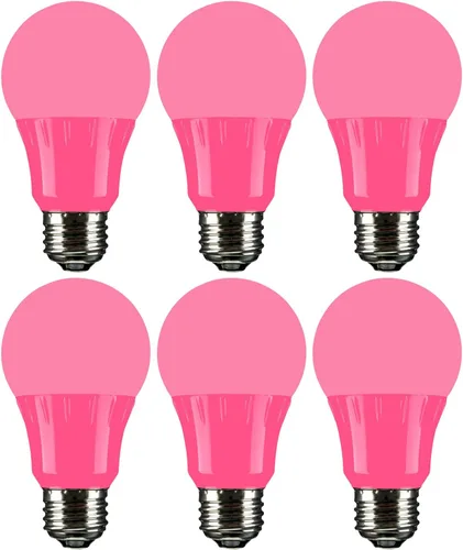 Miniatura 23 de Sunlite 40452 - Foco de luz LED de color A19, 3 W (equivalente a 25 W), base mediana E26, no regulable, certificación UL, decoración de fiestas