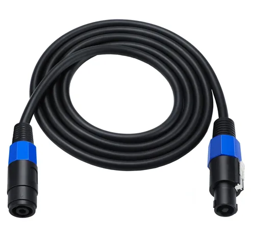 Miniatura 5 de Cable de extensión Speakon macho a hembra de 5.9 ft/6 pies con bloqueo giratorio para DJ PA escenario amplificador audio jack cable de altavoz