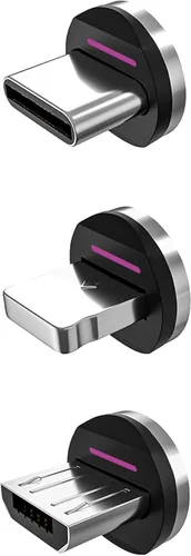 Statik Puntas de conectores magnéticos 360 Pro, solo compatibles con cable de carga magnético Statik360 Pro, paquete de 3 unidades incluye