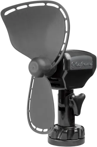SEEKR by Caframo Ultimate 747 Ventilador de 12 V de 2 velocidades de 7 pulgadas con enchufe para encendedor, color negro