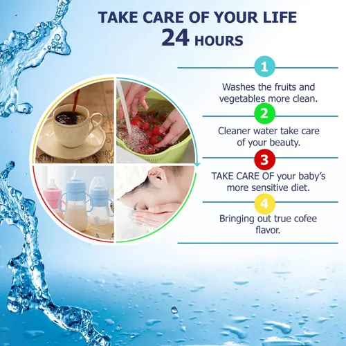 Miniatura 7 de Filtro de grifo, sistema de purificación eficaz, reduce el plomo y el mal sabor, sin BPA, purificador de agua, paquete de 1 repuesto