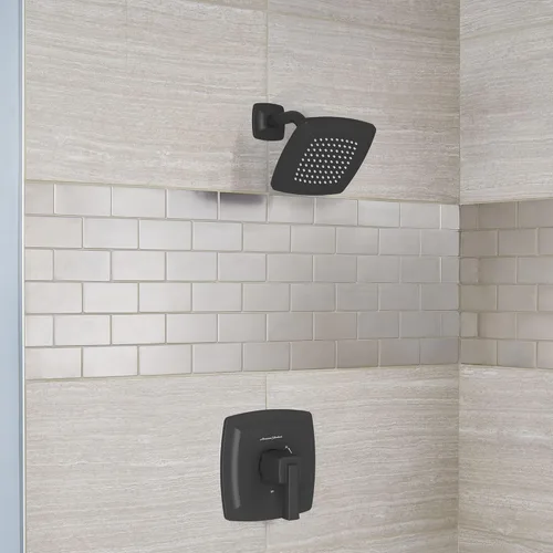 Miniatura 2 de American Standard TU353507.243 Townsend - Juego de molduras para ducha con cartucho de equilibrio de presión, negro mate Mate negro