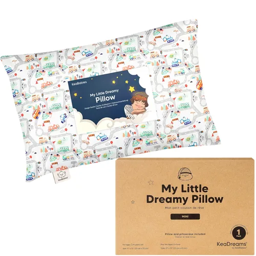Miniatura 30 de Almohada Mini para Niños Pequeños con Funda - 9x13 My Little Dreamy Almohada de Viaje para Niños para Dormir, Cama de Niños, Pequeña, Minúscula