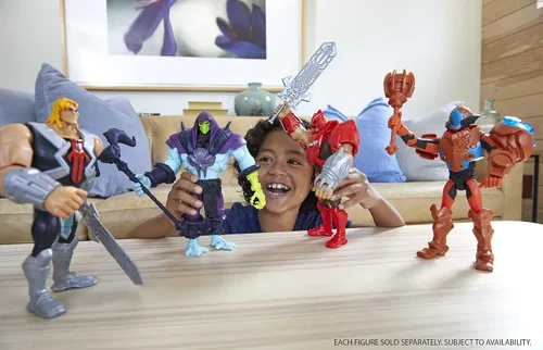 Miniatura 2 de He-Man and the Masters of the Universe - Figura grande de He-Man con accesorio inspirado en la serie animada MOTU Netflix, juguete coleccionable