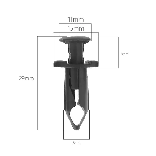 Miniatura 5 de Clips de plástico para guardabarros de repuesto para Honda Rancher Foreman Rubicon Rincon TRX680 TRX650 (paquete de 50)