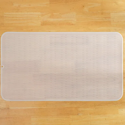Miniatura 101 de MicoYang Alfombrilla de silicona para secado de platos para múltiples usos, fácil de limpiar, ecológica, resistente al calor, alfombrilla