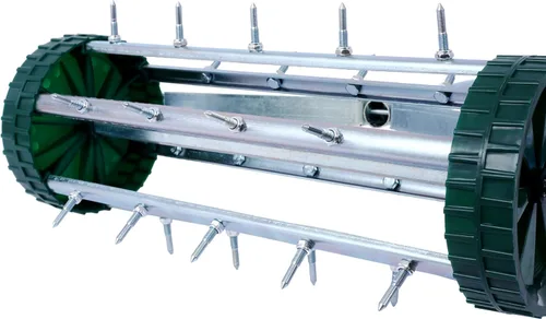 Miniatura 6 de SwingIt Aireador de césped con picos de 18 pulgadas para césped. Herramienta manual de alta resistencia, salud del suelo para jardín y patio