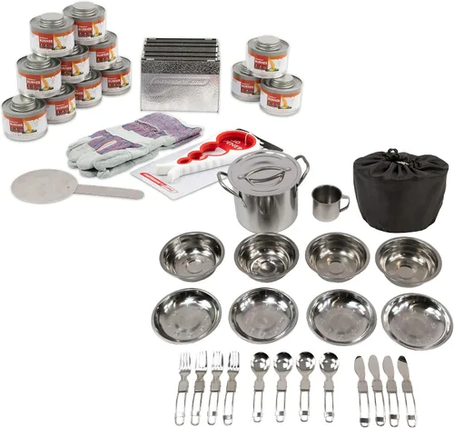 Miniatura 12 de ¡Nuevo y mejorado! Juego de almacenamiento de combustible de cocina de emergencia premium, vida útil de más de 20 años Disponible en 4 latas, 12