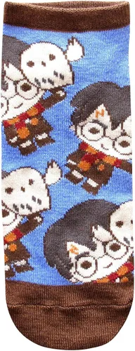Miniatura 4 de Hyp Harry Potter Hedwig Muggle Spells JuniorsMujeres Paquete de 5 Calcetines de tobillo Talla 4-10