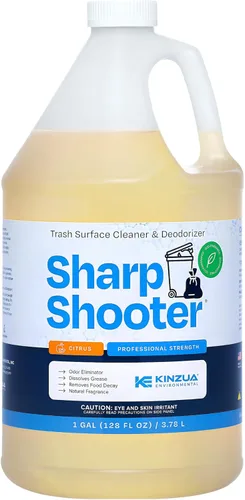 Sharpshooter, eliminador de olores y desengrasante de alta resistencia, limpiador de superficies de basura y espuma desodorizante, grado