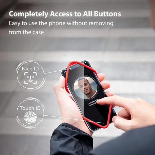 Miniatura 2 de BONE Run Tie Handheld 2, soporte para teléfono celular para correr, diseño de pulsera/portátil 2 en 1, correa de silicona ajustable y agradable a
