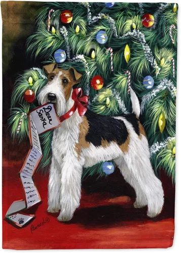 Miniatura 46 de Caroline's Treasures PPP3097CHF - Pijama de Navidad con diseño de bulldog francés para colgar en la pared, poliéster, tamaño de casa, multicolor