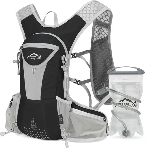 Miniatura 8 de IX INOXTO Hydration Pack Backpack, Lightweight Water Backpack with 2L Hydration Bladder Daypack for Men Women,Running Hydration Vest for Trail