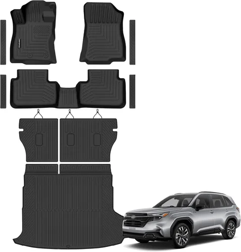 Miniatura 12 de Alfombrillas para Honda Civic Gas Sedan 2006-2011, alfombrilla mejorada para maletero para todo tipo de clima, revestimientos de suelo TPE