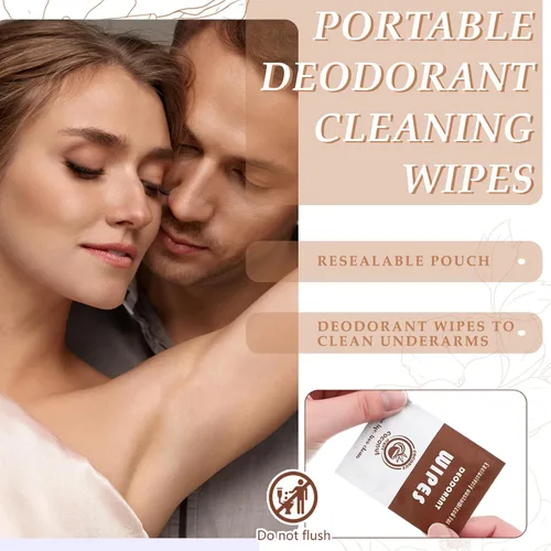 Miniatura 3 de Timgle 200 toallitas desodorantes a granel envueltas individualmente para hombres y mujeres, desodorante para las axilas para eliminar el sudor