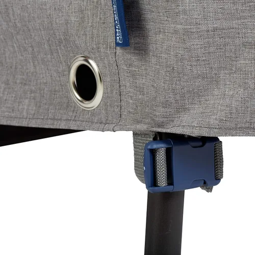 Miniatura 3 de Modern Leisure Garrison apilable/cubierta de silla de barra con respaldo alto, impermeable, 68.58cmde largo x 68.58cmde ancho x 124.46cmH