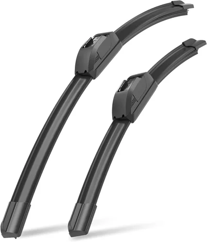 Miniatura 44 de Paquete de 2 limpiaparabrisas de repuesto para todas las estaciones, compatibles con CR-V 16-12, RAV4 22-13 y más, fáciles de instalar