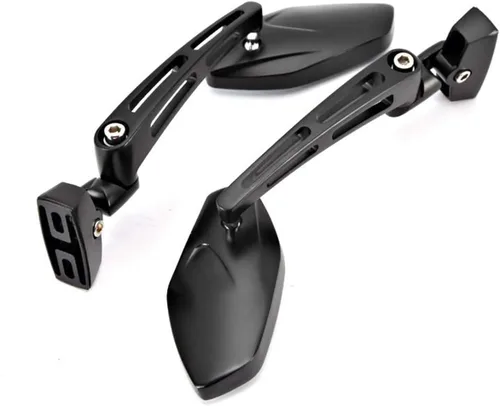 Miniatura 6 de INNOGLOW Espejos de la motocicleta, Negro Racing Retrovisor Espejos CNC de Aluminio Antideslumbrante Espejo Lateral para H-onda CBR 600 F3 F4i