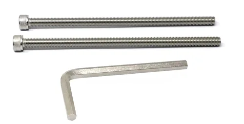 Miniatura 141 de iexcell 25 piezas M4 x 60/65/70/75/3.150 in paso de rosca 0.028 in acero inoxidable 304 cabeza hexagonal Tornillos Tornillos surtido Kit