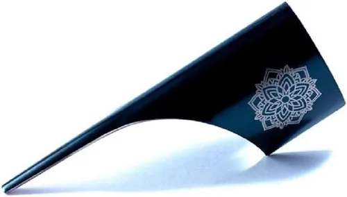 Miniatura 3 de Kasher Encendedor de mandala sin encendedor, construcción elegante y duradera, herramienta ligera, portátil multiusos, adecuado para usar como Negro