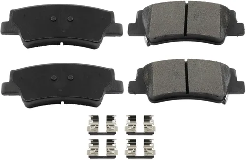 Miniatura 25 de Pastillas de freno, 4 pastillas de freno de disco de cerámica traseras ECCPP para Chevy Captiva Sport, Equinox, 10-17 para GMC Terrain, 07-09