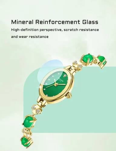 Miniatura 3 de SOLLEN Relojes para mujer, reloj de pulsera analógico de lujo para mujer, relojes impermeables para mujer