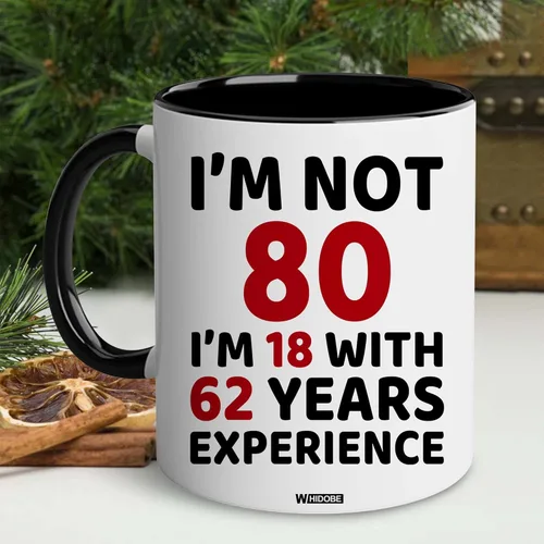 Miniatura 2 de WHIDOBE Regalos de cumpleaños número 80 para hombres, mujeres, regalo para niños de 80 años, regalos de 80 para abuela, abuelo, regalo de cumpleaños