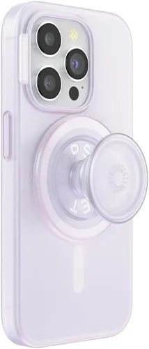 Miniatura 16 de PopSockets Funda para iPhone 15 Plus con agarre redondo compatible con MagSafe, funda para iPhone 15 Plus, compatible con carga inalámbrica - Aura