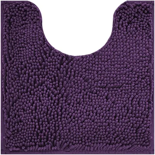 Miniatura 9 de Reyox Tapete de baño de felpilla, tapetes para inodoro en forma de U, tapete de baño de felpa suave, absorbente y peludo, tapete de contorno