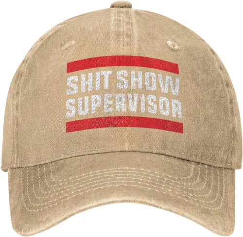 Miniatura 14 de Shit Show Supervisor Hat para mujer, gorra de béisbol vintage
