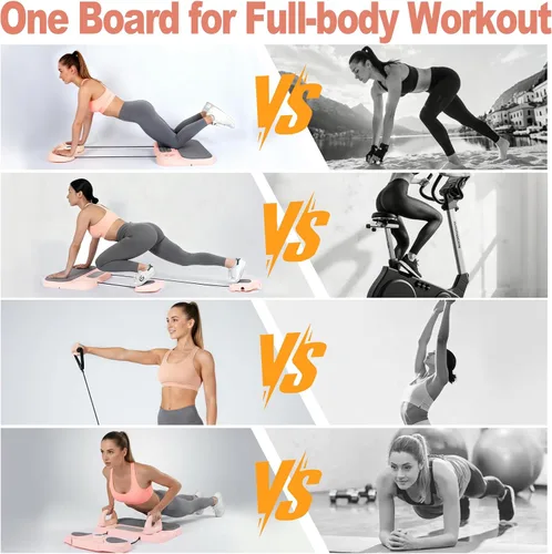 Miniatura 6 de Tabla de Pilates, Reformador de Pilates 6 en 1 para Ejercicio de Core y Cuerpo Completo, Equipo de Gimnasio Portátil para el Hogar con Pantalla