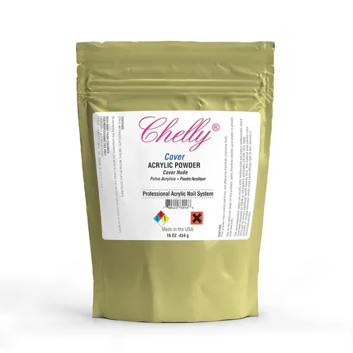 Chelly Superior Sculpting COVER - Polvo acrílico profesional para uñas, sistema de uñas acrílicas, beige, rosa, piel, 16 onzas, 16.01 oz (cubierta