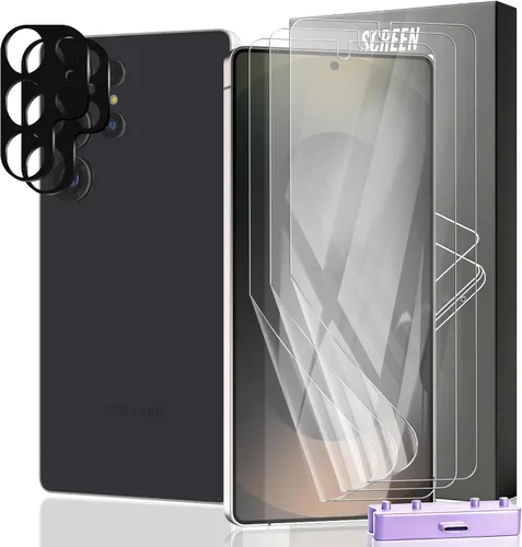 Miniatura 65 de Paquete de 3+2 protectores de pantalla de vidrio templado para teléfono (2a) / (2a) Plus con protector de lente de cámara, dureza 9H, película