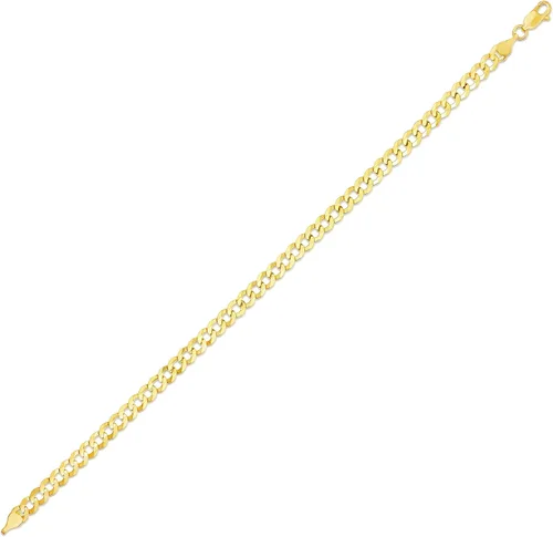 Miniatura 2 de Floreo - Pulsera y tobillera cubanas de oro amarillo de 10 quilates