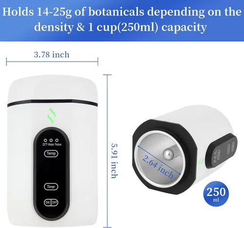 Miniatura 3 de Elemax descarboxilador, descarbotizador e infusor con modo de calefacción central para hacer mantequilla, aceite y tintura