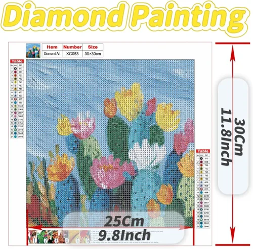 Miniatura 2 de Milila Kits de pintura de diamantes para adultos, kits de arte de diamantes redondos para principiantes para decoración de pared del hogar, 11.8 x