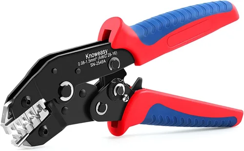 Miniatura 8 de Kit de herramienta de crimpado Knoweasy para conectores Deutsch DT: Crimpador de barril cerrado y barril abierto, herramienta de extracción