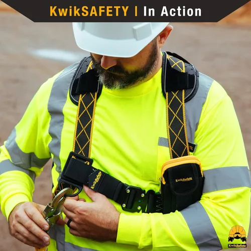 Miniatura 7 de KwikSafety - Fall Protection Safety Harness - Construction & Roofing Fall Arrest Safety Harnesses - ANSI OSHA Compliant