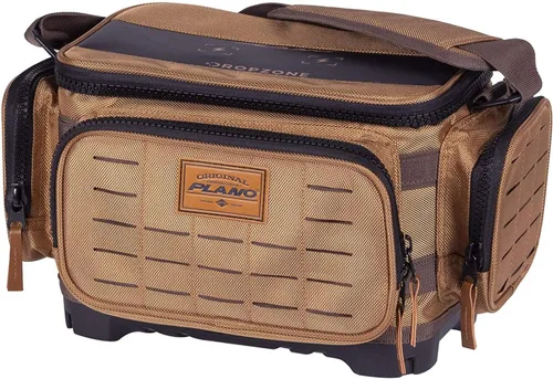Plano Guide Series - Bolsa para aparejos | Almacenamiento de aparejos premium con base antideslizante y compartimentos incluidos, color caqui con
