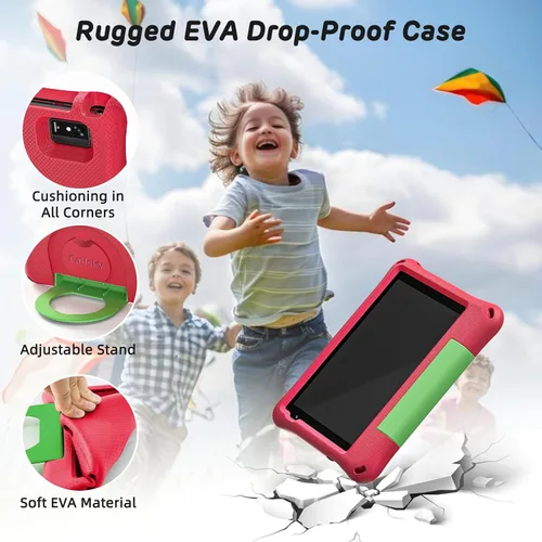 Miniatura 8 de Tableta para niños de 8 pulgadas, Android 15, Octa-Core 12 GB de RAM + 64 GB de ROM, tableta para niños pequeños con WiFi 6, control parental