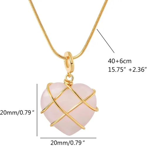 Miniatura 7 de MGBISYI Collar de castillo de diamantes de moda, collar de corazón de piedra de nacimiento para mujeres y niñas (2 piezas), Cadena de cristal