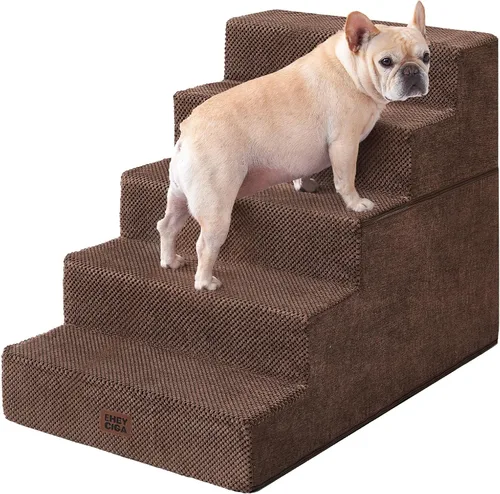 Miniatura 13 de EHEYCIGA Escaleras para perros pequeños de 13.5 pulgadas de alto, escalones para perros de 3 escalones para sofá y silla, escalones para mascotas