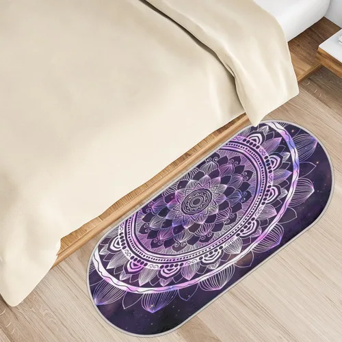 Miniatura 9 de cfpolar Alfombras de baño antideslizantes de girasoles blancos con margaritas blancas, tapete de baño de microfibra absorbente, lavable a máquina