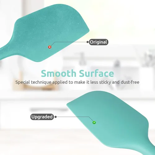 Miniatura 7 de Espátula de silicona extra grande de 14 pulgadas: U-Taste resistente al calor de 600ºF, flexible, para mezclar, remover, cocinar, raspar, hornear
