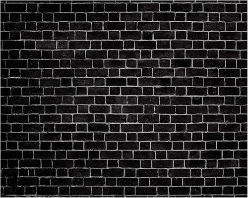 VitalCozy Telón de fondo de pared de ladrillo de 10 x 8 pies para sesión de fotos, tela de poliéster, fondo de ladrillo negro para chimenea,