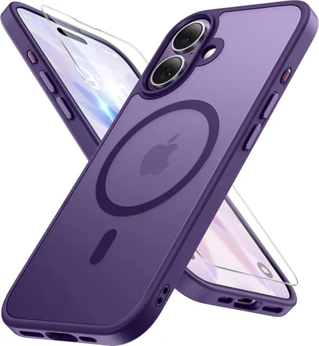 Miniatura 22 de Miracase Funda diseñada para iPhone SE 2022/SE 2020/7/8, funda multicolor de silicona a prueba de golpes (rojo)