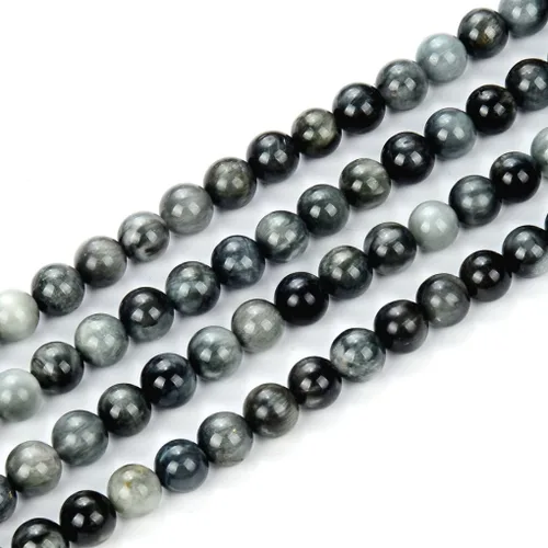 Miniatura 21 de Adabele - 2 hebras de piedras preciosas curativas de cuarzo tanzanita opaco natural de 0.394 pulgadas (0.394 in), cuentas sueltas redondas y sueltas