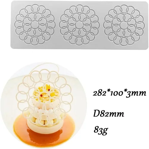 Miniatura 5 de Molde de encaje de hojas huecas 3D para fondant, molde de dulces de múltiples hojas y flores, chocolate, manualidades de azúcar, decoración